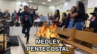 🔥Medley Pode morar aqui + A terra clama  ° Jovens Cheios do Espírito Santo 🔥