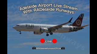 🔴🔴✈️ LIVE PLANESPOTTING @ ADELAIDE AIRPORT WITH RADELAIDE RUNWAYS ✈️🔴🔴