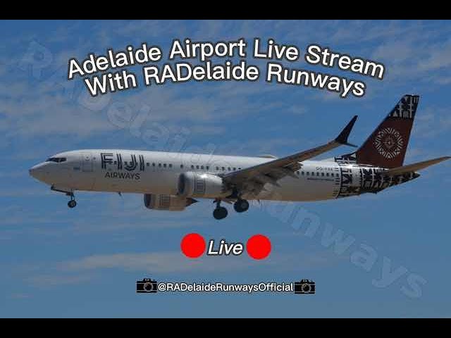 🔴🔴✈️ LIVE PLANESPOTTING @ ADELAIDE AIRPORT WITH RADELAIDE RUNWAYS ✈️🔴🔴