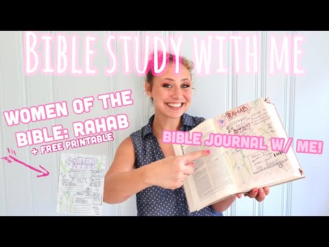 BIBLE STUDY WITH ME WOMEN OF THE BIBLE & Watch Me Bible Journal a Women's Bible Study on Rahab