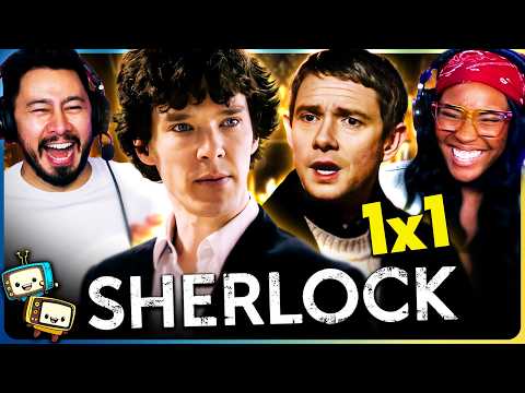 SHERLOCK 1x1 "A Study in Pink" Reaction & Discussion! | Benedict Cumberbatch | Martin Freeman