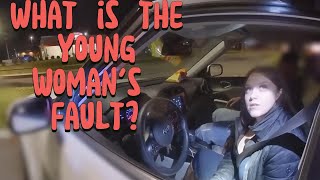What if a young woman in a police costume challenges a real police officer