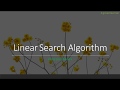 Searching Algorithm #1 || Linear Search Algorithm || Linear Search implementation in java
