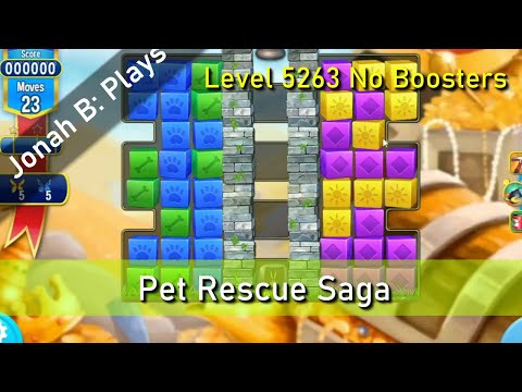 Pet Rescue Saga Level 5263 No Boosters