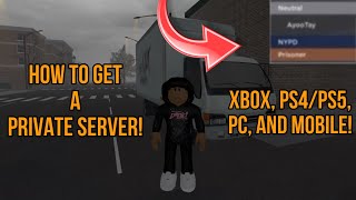 How To Get A Private Server In South Bronx The Trenches (ROBLOX)