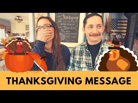 Christian Thanksgiving Message 2017