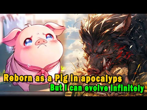Reborn as a tiny Pig in apocalypse, But I can eat & evolve infinitely! #anime #Manga #animerecap