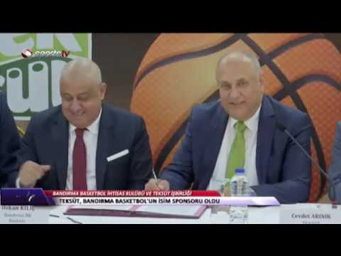 Teksüt Bandırma BK Tanıtım Toplantısı Sports TV'ye Konu Oldu