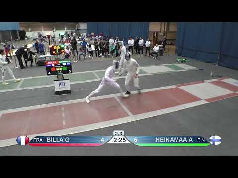 2023 112 T32 15 M E Individual Budapest HUN GP 8 BILLA FRA vs HEINAMAA FIN