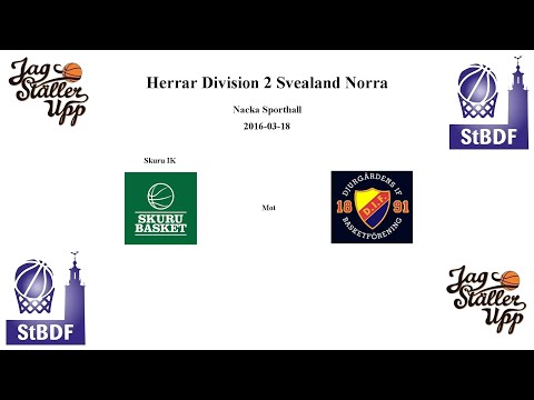 Skuru Basket (Herr) mot Djurgården IF - 2016-03-18