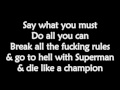 Bad Religion - Do What You Want (Lyrics)