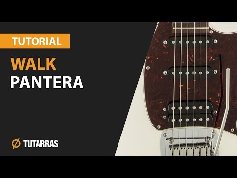 Como tocar Walk - Pantera en Guitarra electrica CLASE TUTORIAL COMPLETA