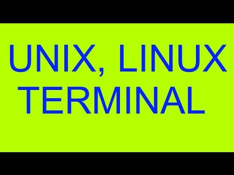 Unix/Linux - Einführung in das Terminal, Dateioperationen [LNX03]