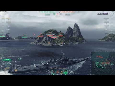 Ohio US Battleship | 7 Kills, 244k Dmg, Conf, HC, Dreadnought, Fireproof | World of Warships Replay