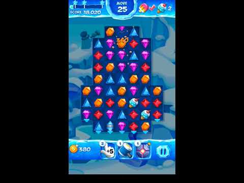 Jewel Pop Mania:Match 3 Puzzle Level 14 ( Jewel Ice Episode ) - Walkthrough ( No Booster )