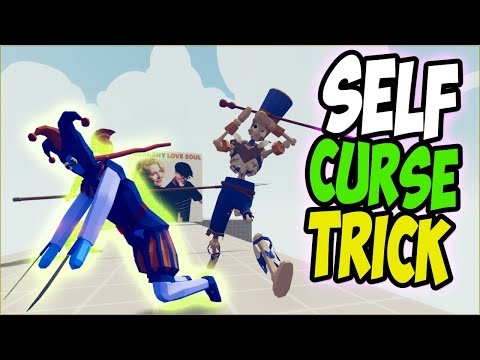 Self Cursed Trick! Pharaoh and Jester vs Every Faction - TABS MODS GAMEPLAY
