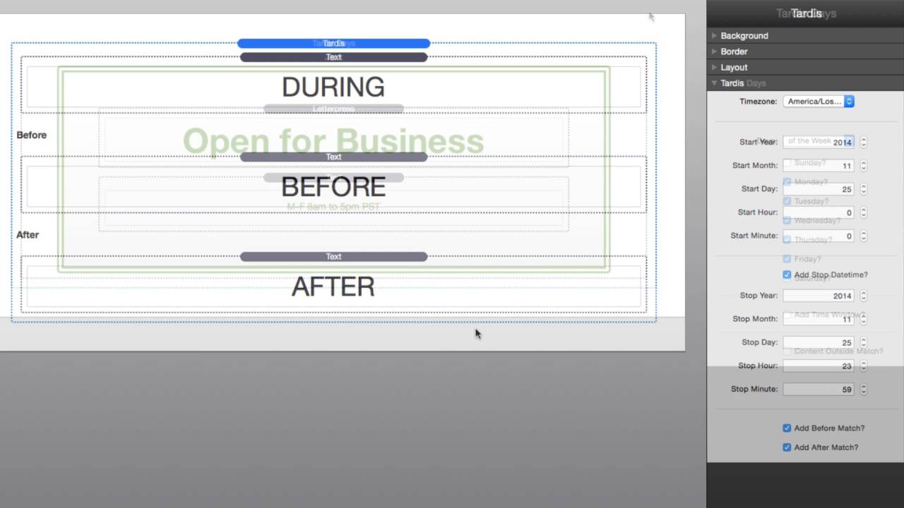 Tardis for RapidWeaver