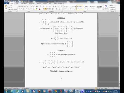 Algebra pentru clasa a XI-a - Lectia 3