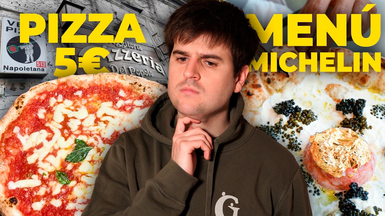 La PIZZERÍA MÁS CARA vs la MÁS BARATA de Nápoles 🍕