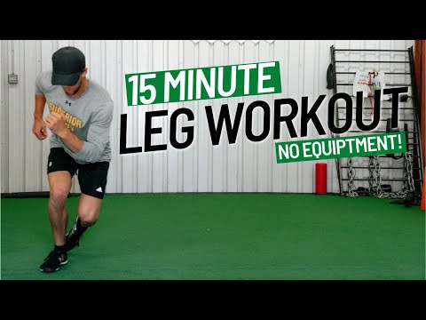 15 min Leg Workout For Athletes (Conditioning) | Follow Along
