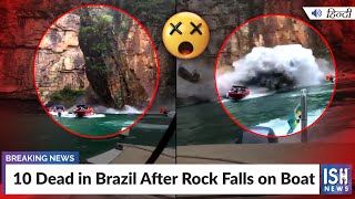 10 Dead in Brazil After Rock Falls on Boat