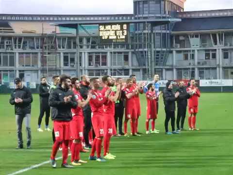 Haladás vs. DVTK 17/18 - Ünneplés a meccs után