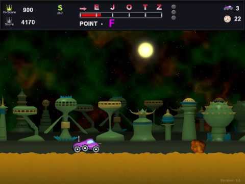 Moon Patrol  remake gameplay