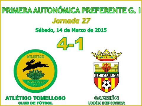 Video Resumen ATLÉTICO TOMELLOSO-CARRIÓN