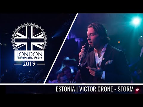 Victor Crone - Storm (Estonia) | LIVE | OFFICIAL | 2019 London Eurovision Party