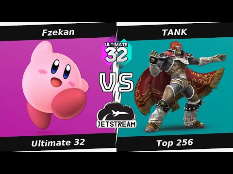 Ultimate 32 Top 256 - Fzekan (Kirby) Vs. TANK (Ganondorf) Smash Ultimate - SSBU