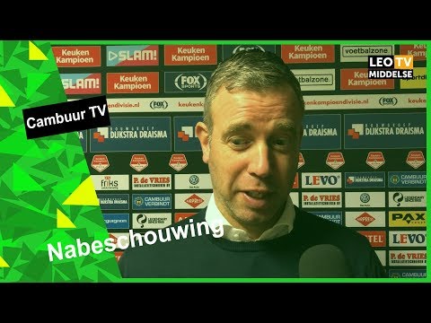 Nabeschouwing SC Cambuur - Sparta Rotterdam: René Hake