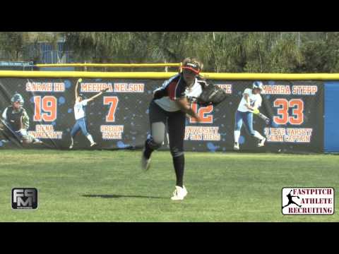 2018 Lauryn Yarnall Outfield Softball Skills Video