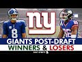 NY Giants BIGGEST Winners & Losers After 2024 NFL Draft Ft. Daniel Jones, Darius Slayton & Evan Neal