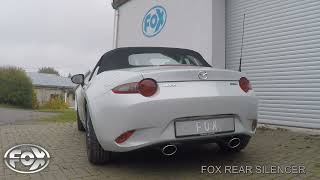 Video: Fox Edelstahl Duplex Sportauspuff Mazda MX-5 Typ ND Video: Fox Edelstahl Duplex Sportauspuff Mazda MX-5 Typ ND