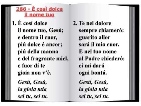286 E' così dolce il nome tuo - Innario Chiesa Cristiana Avventista del Settimo Giorno 2014