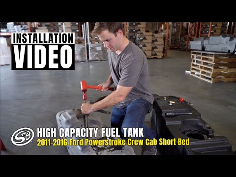 S&B 56 Gallon Replacement Tank for 2011 - 2016 Ford Powerstroke Crew Cab Short Bed