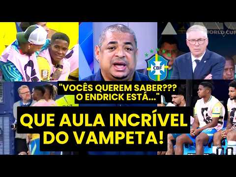 VAMPETA DÁ AULA sobre ENDRICK e DETONA: “SE O ANCELOTTI FIZER ISSO, VAI MOSTRAR que tá PERDIDINHO!!”