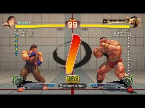 Sekiganryu (Ryu) vs carlos0516 (Zangief) SSF4 AE
