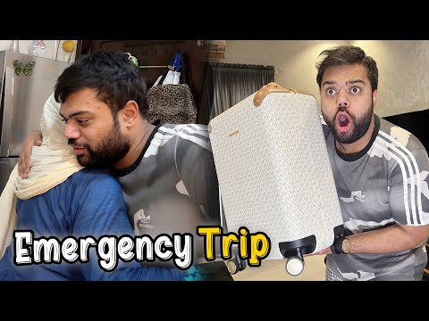 Emergency Trip Pe Jana Pare Ga 😱 | Sab Ko Mere Jane Ki Khushi Hai 🤣