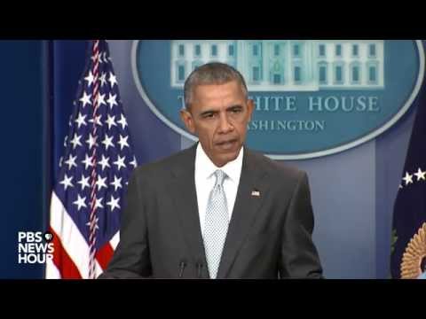パリ攻撃に関するオバマ大統領のコメントを見る (Watch President Obama comment on Paris attacks)