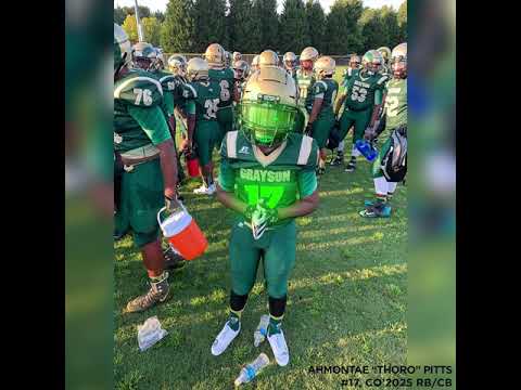 AHMONTAE “THORO” PITTS  2020 SZN HIGHLIGHTS  GRAYSON RAMS 8TH GRADE DIVISION 1