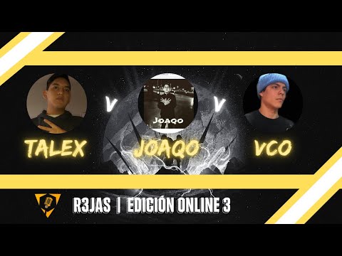 TALEX vs JOAQO vs VCO | Filtros | Las 3 R3jas | Edición Online 3