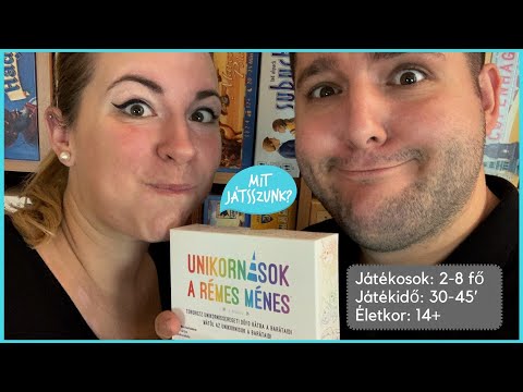 Unikornisok - A Rémes Ménes Játékbemutató - Mit Játsszunk?