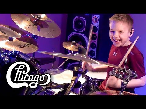 MAKE ME SMILE - CHICAGO (8 year old Drummer) Drum Cover