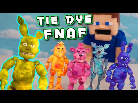Five Nights at Freddy's Tie Dye Funko Articulated Figures w/ Springtrap Exclusive!! FNAF