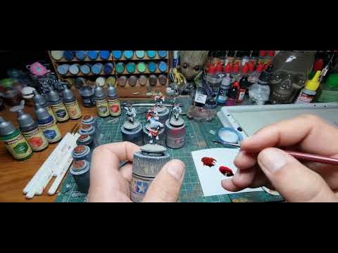painting dark age welsh with speed paints