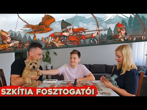 Szkítia fosztogatói társasjáték gameplay - Nézz fel!