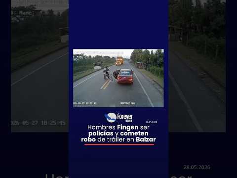 Hombres fingen ser policías y comente robo de tráiler en Balzar