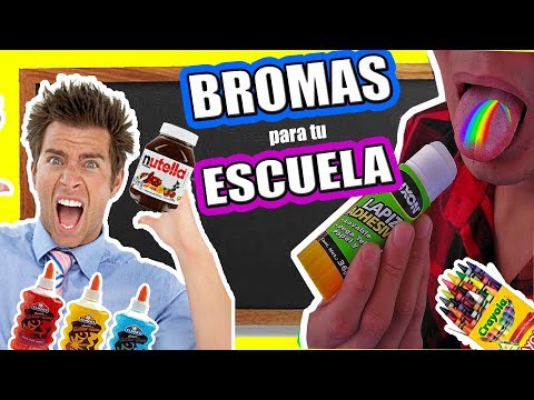 ► 5 BROMAS para hacer en la ESCUELA ◄ || ÚTILES ESCOLARES COMESTIBLES || HaunterMake