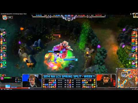 Sneaky Baron - CLG vs CRS - Week 1 LCS Spring 2014